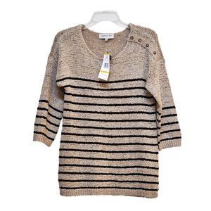 JONES NEW YORK WOMEN Woven Sweater size M